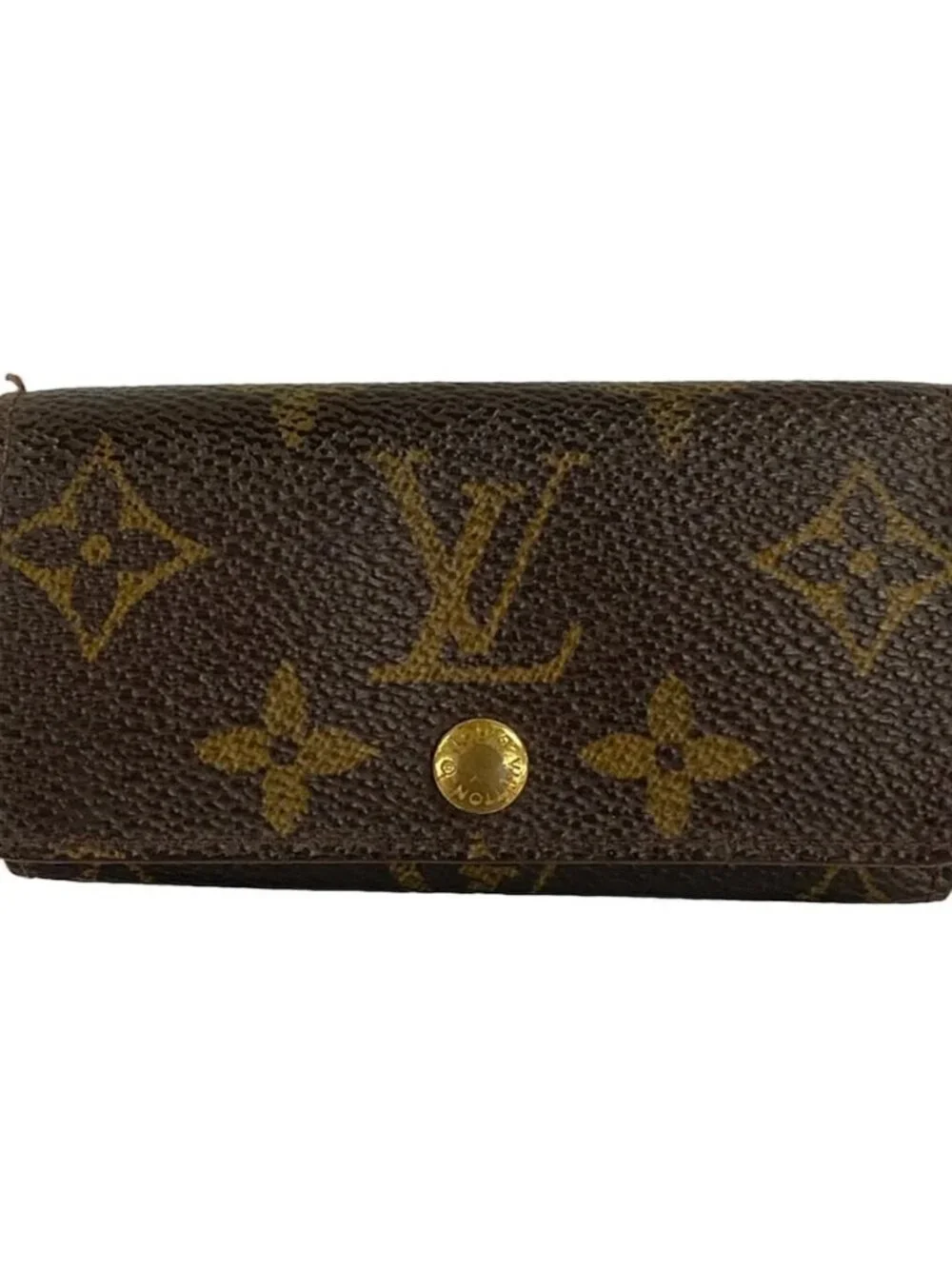LOUIS VUITTON Multicles 4 M62631 Monogram TH1909 Key Case Monogram Canvas